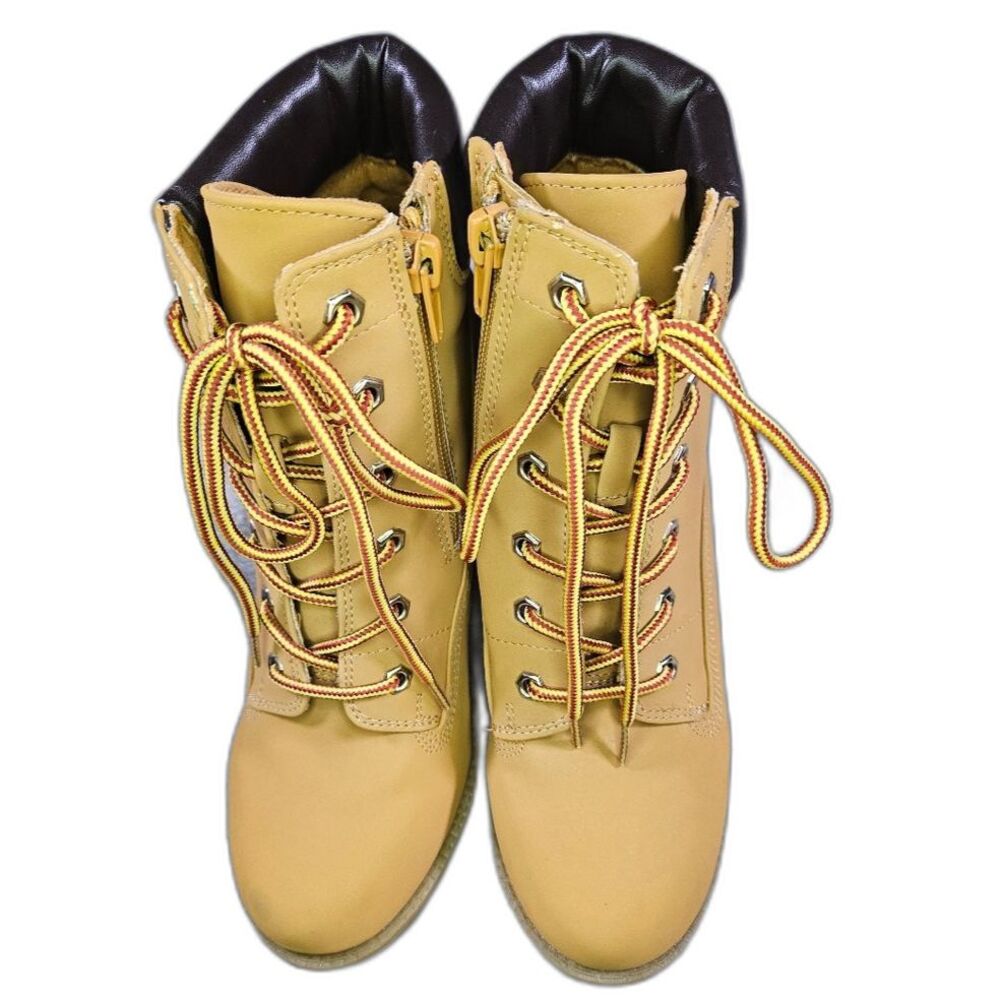 Zigisoho Womens Timberland heeled boots Size 8